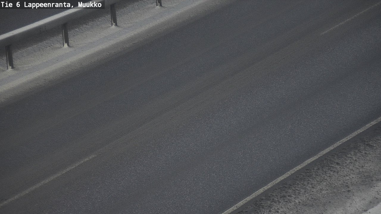 Weather Camera Image Road 6 Lappeenranta, Muukko, Lappeenranta, Etelä-Karjala