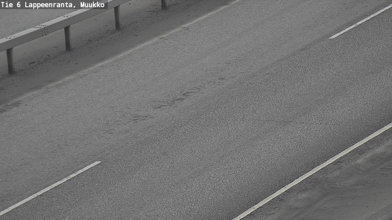 Weather Camera Image Väg 6 Villmanstrand, Muukko, Lappeenranta, Etelä-Karjala