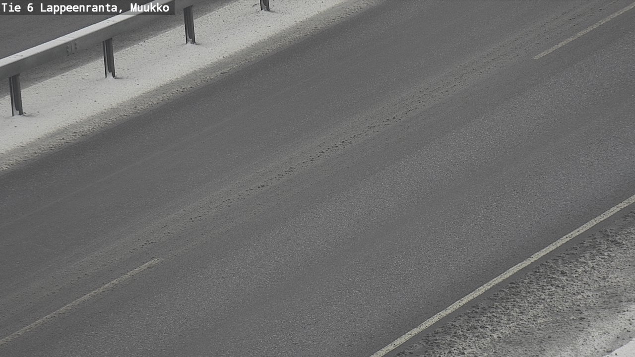 Weather Camera Image Road 6 Lappeenranta, Muukko, Lappeenranta, Etelä-Karjala