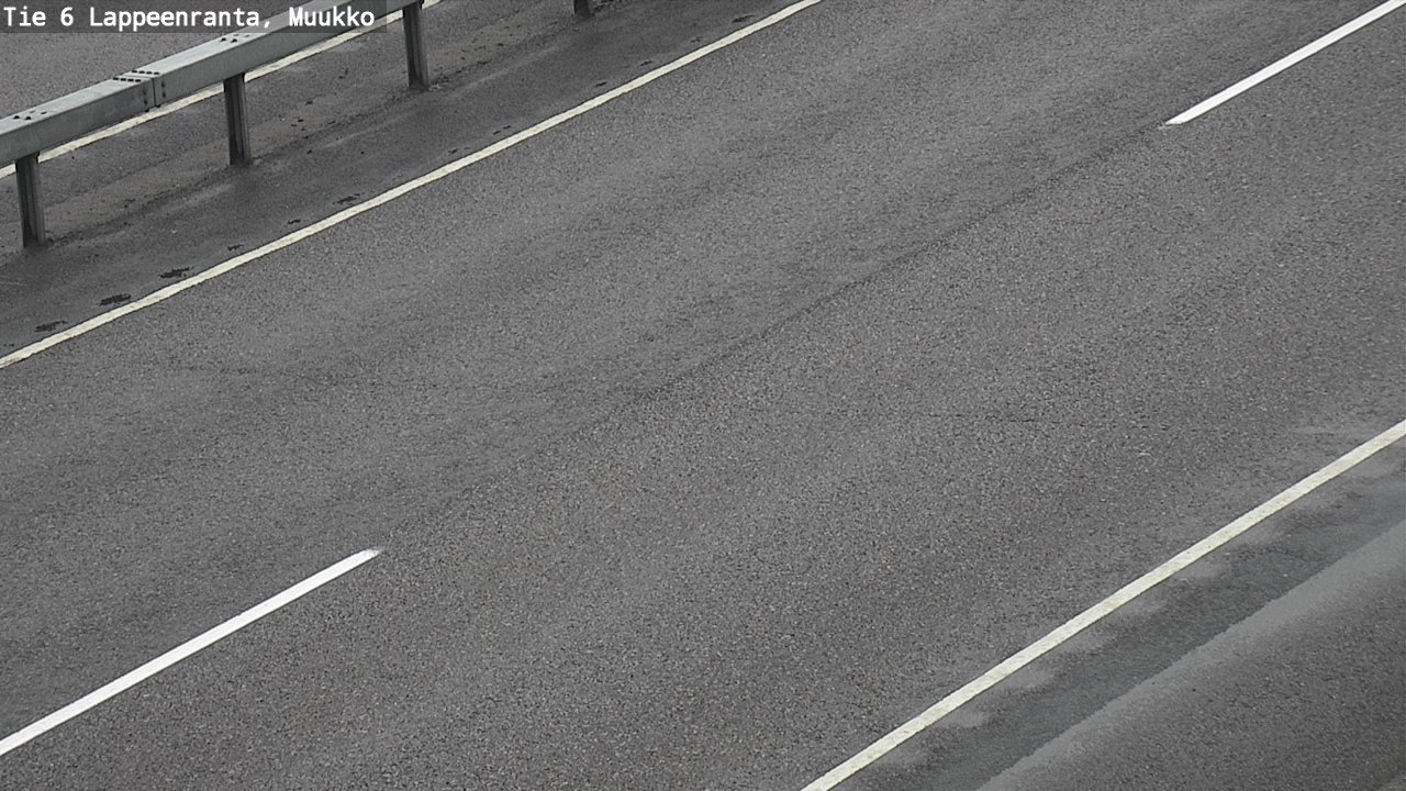 Weather Camera Image Väg 6 Villmanstrand, Muukko, Lappeenranta, Etelä-Karjala