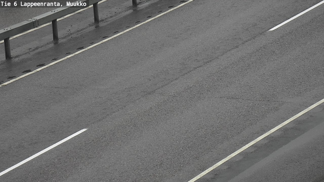Weather Camera Image Väg 6 Villmanstrand, Muukko, Lappeenranta, Etelä-Karjala