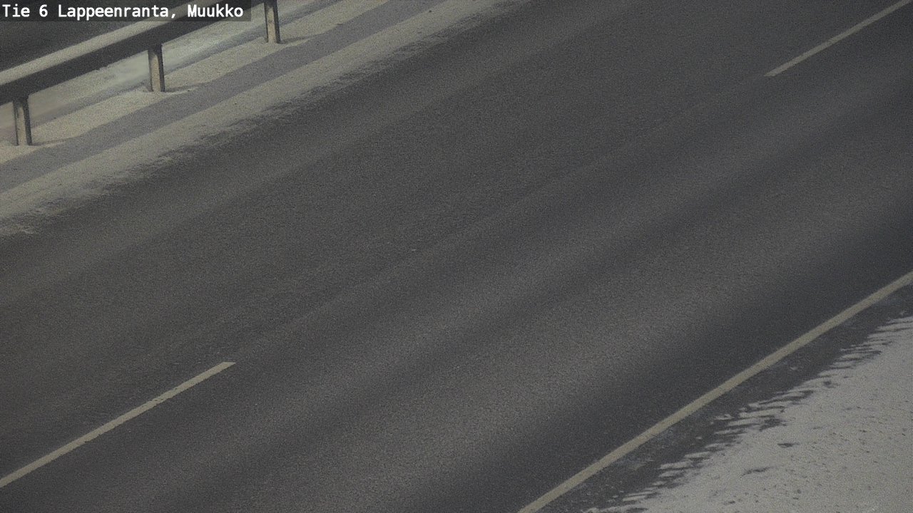 Weather Camera Image Road 6 Lappeenranta, Muukko, Lappeenranta, Etelä-Karjala
