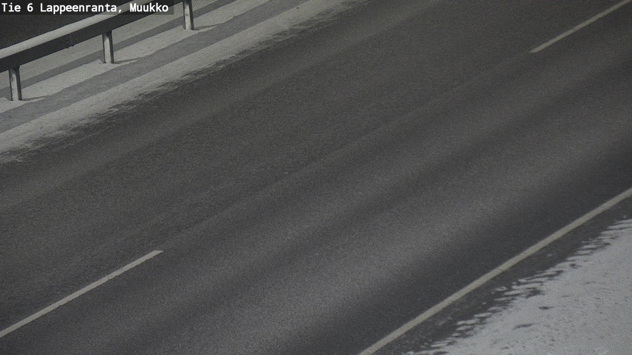 Weather Camera Image Road 6 Lappeenranta, Muukko, Lappeenranta, Etelä-Karjala