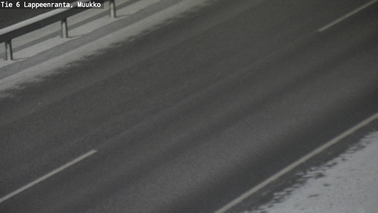 Weather Camera Image Road 6 Lappeenranta, Muukko, Lappeenranta, Etelä-Karjala