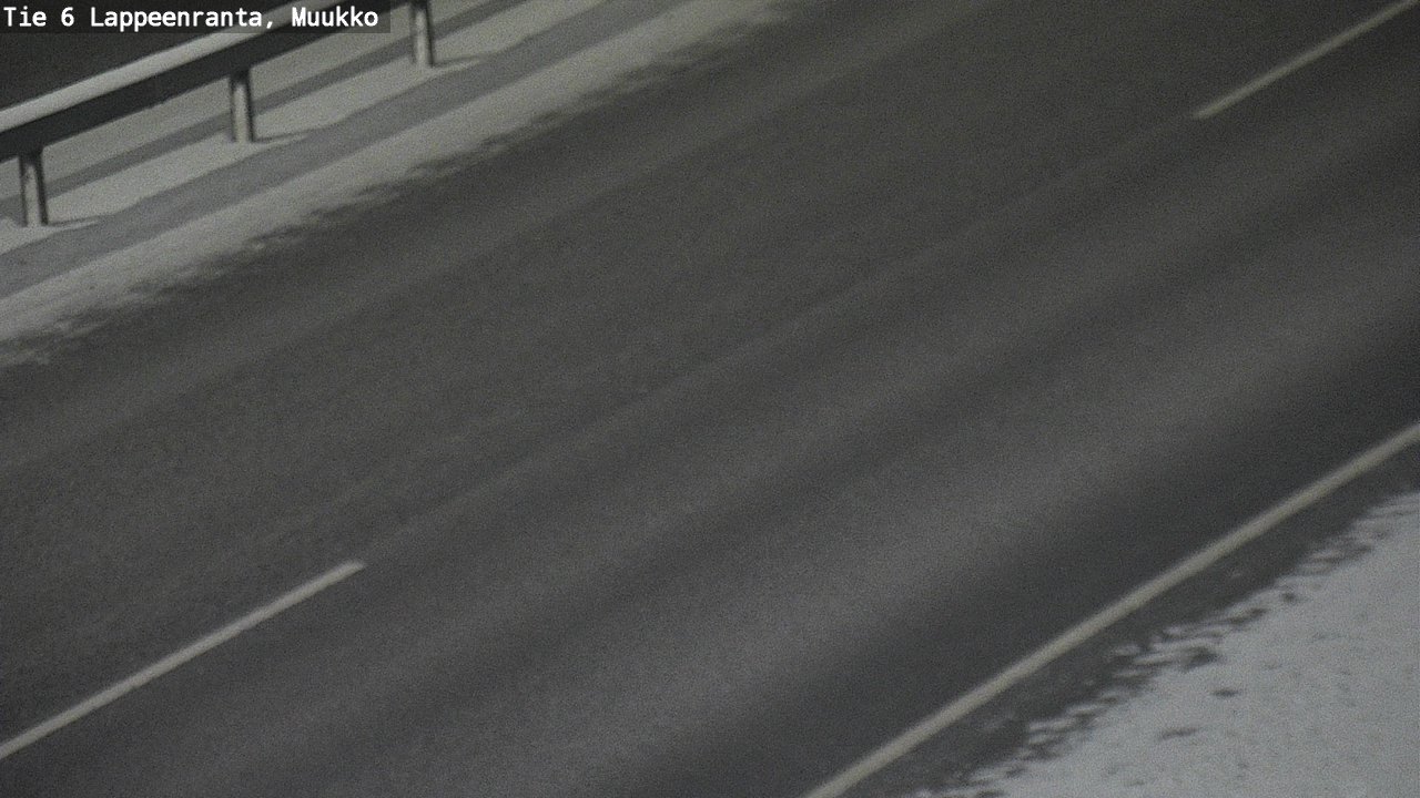 Weather Camera Image Road 6 Lappeenranta, Muukko, Lappeenranta, Etelä-Karjala