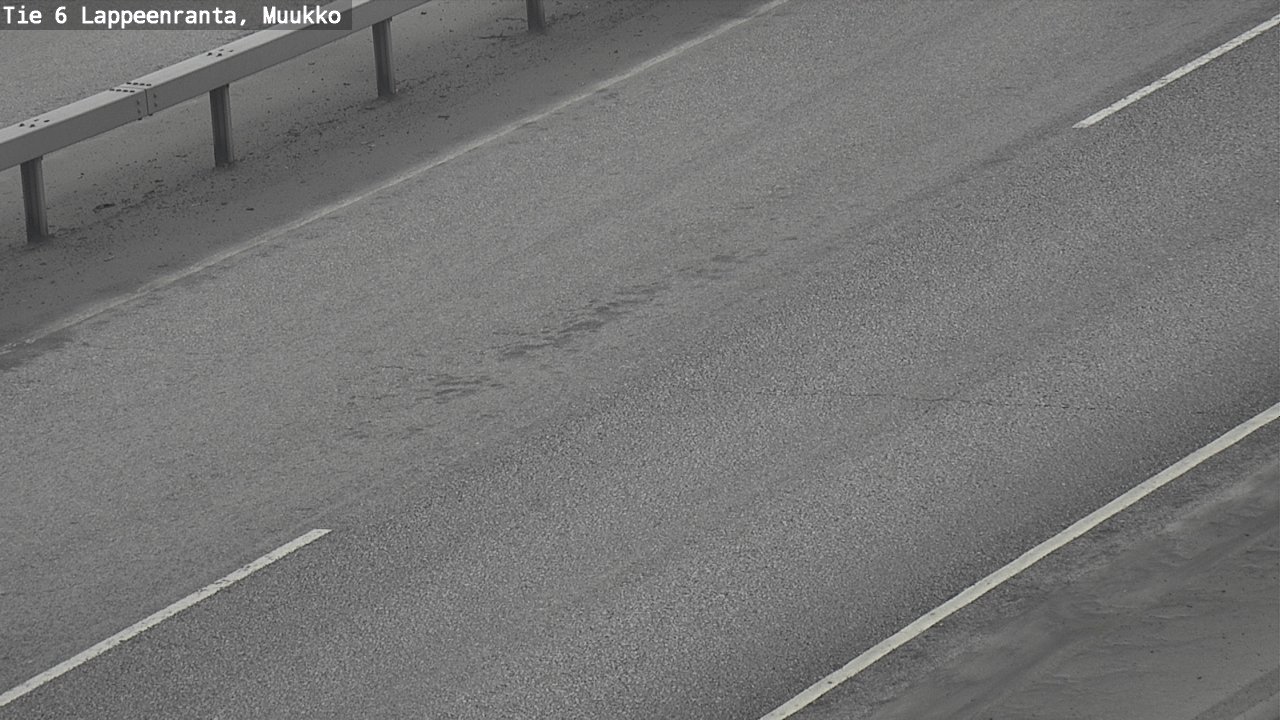 Weather Camera Image Road 6 Lappeenranta, Muukko, Lappeenranta, Etelä-Karjala