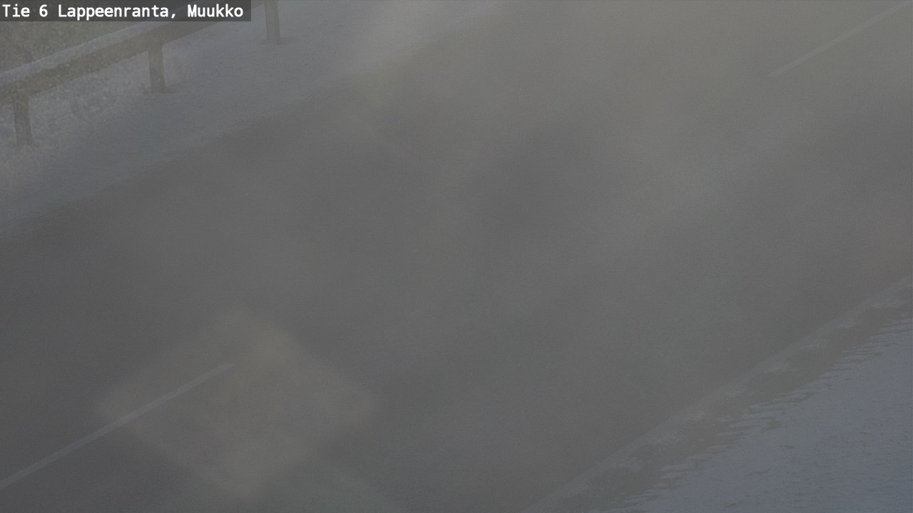 Weather Camera Image Väg 6 Villmanstrand, Muukko, Lappeenranta, Etelä-Karjala