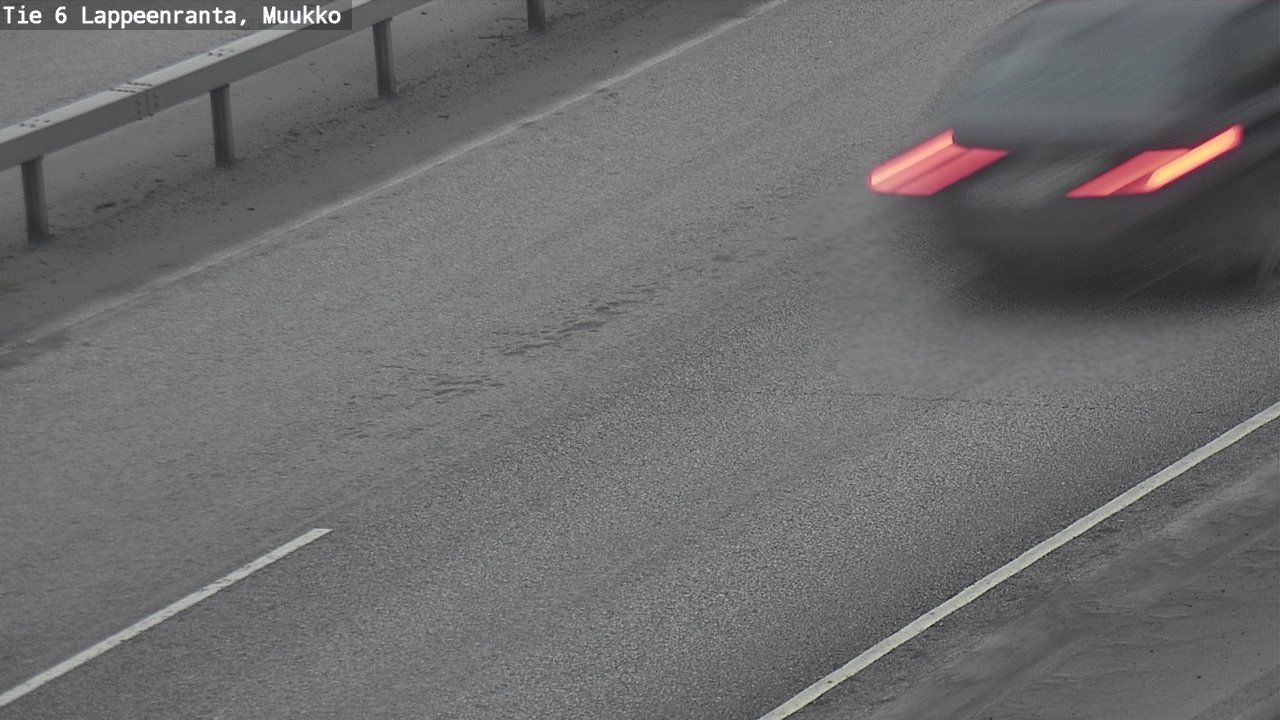 Weather Camera Image Road 6 Lappeenranta, Muukko, Lappeenranta, Etelä-Karjala