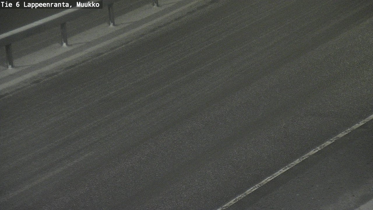 Weather Camera Image Road 6 Lappeenranta, Muukko, Lappeenranta, Etelä-Karjala