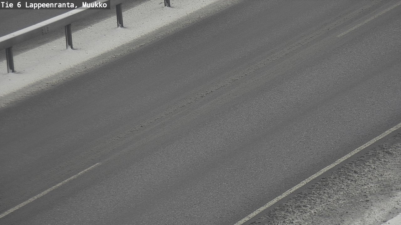 Weather Camera Image Road 6 Lappeenranta, Muukko, Lappeenranta, Etelä-Karjala