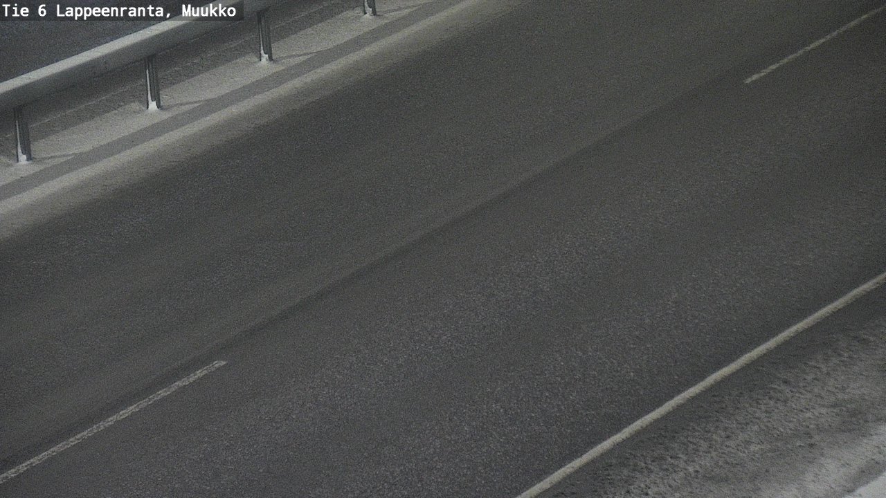 Weather Camera Image Road 6 Lappeenranta, Muukko, Lappeenranta, Etelä-Karjala