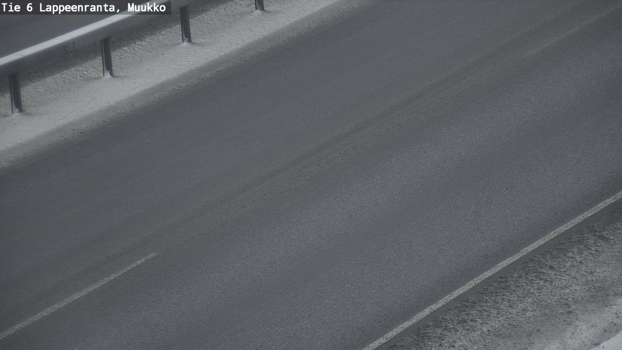 Weather Camera Image Road 6 Lappeenranta, Muukko, Lappeenranta, Etelä-Karjala