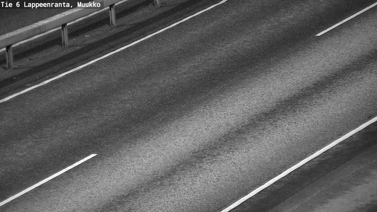 Weather Camera Image Road 6 Lappeenranta, Muukko, Lappeenranta, Etelä-Karjala
