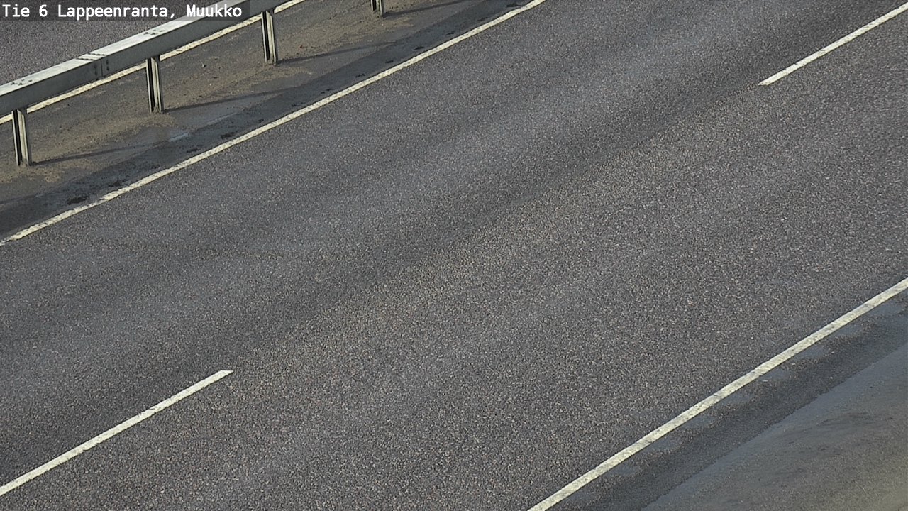 Weather Camera Image Väg 6 Villmanstrand, Muukko, Lappeenranta, Etelä-Karjala