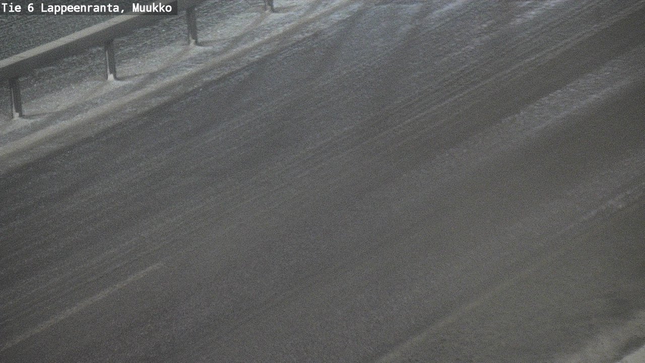 Weather Camera Image Road 6 Lappeenranta, Muukko, Lappeenranta, Etelä-Karjala
