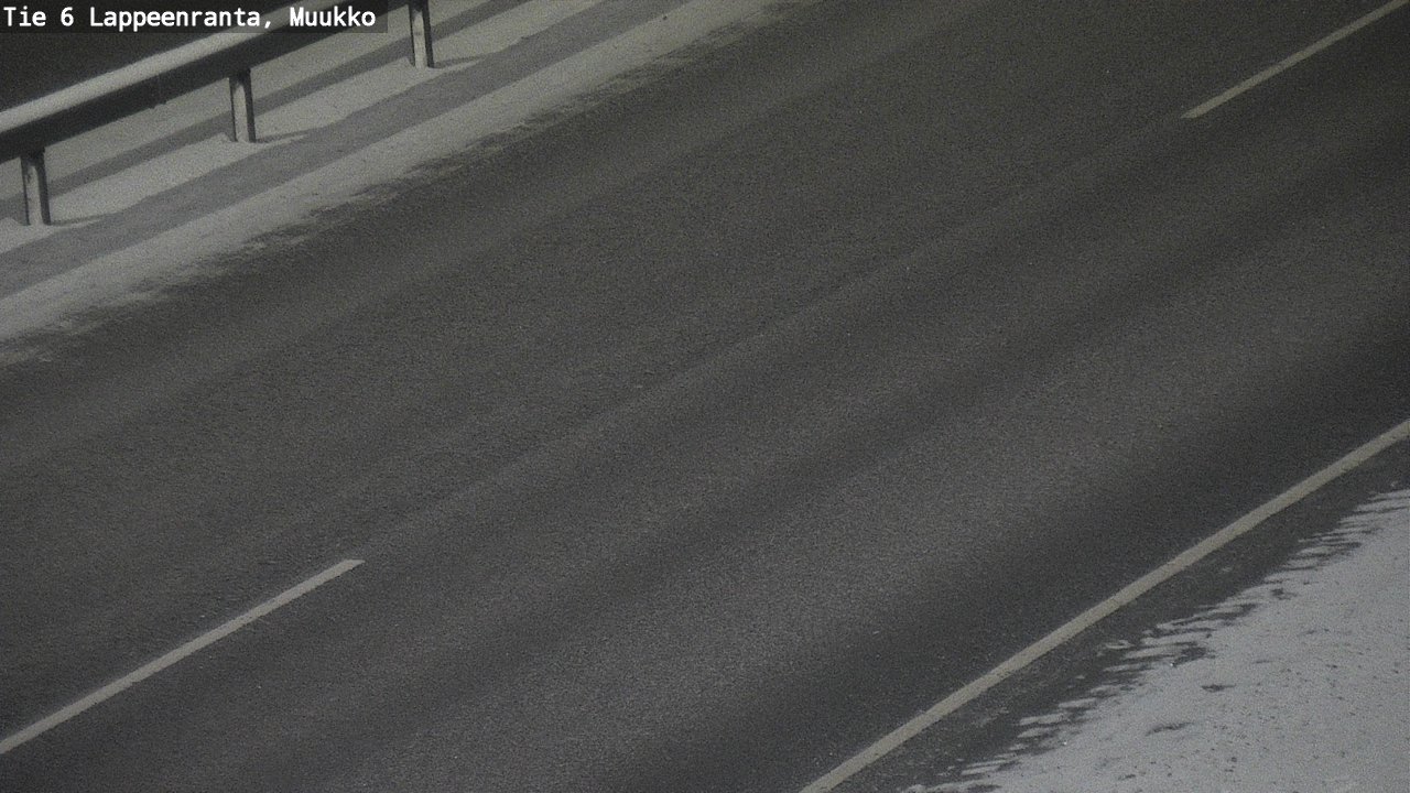 Weather Camera Image Road 6 Lappeenranta, Muukko, Lappeenranta, Etelä-Karjala