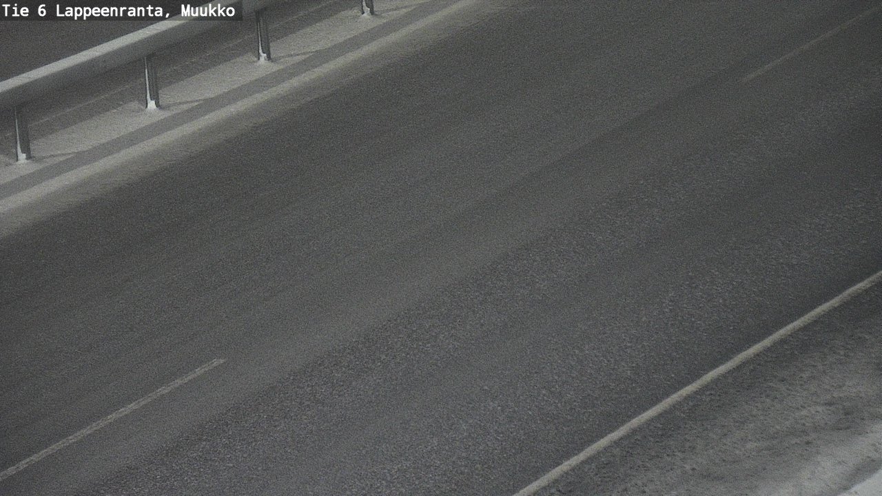 Weather Camera Image Road 6 Lappeenranta, Muukko, Lappeenranta, Etelä-Karjala