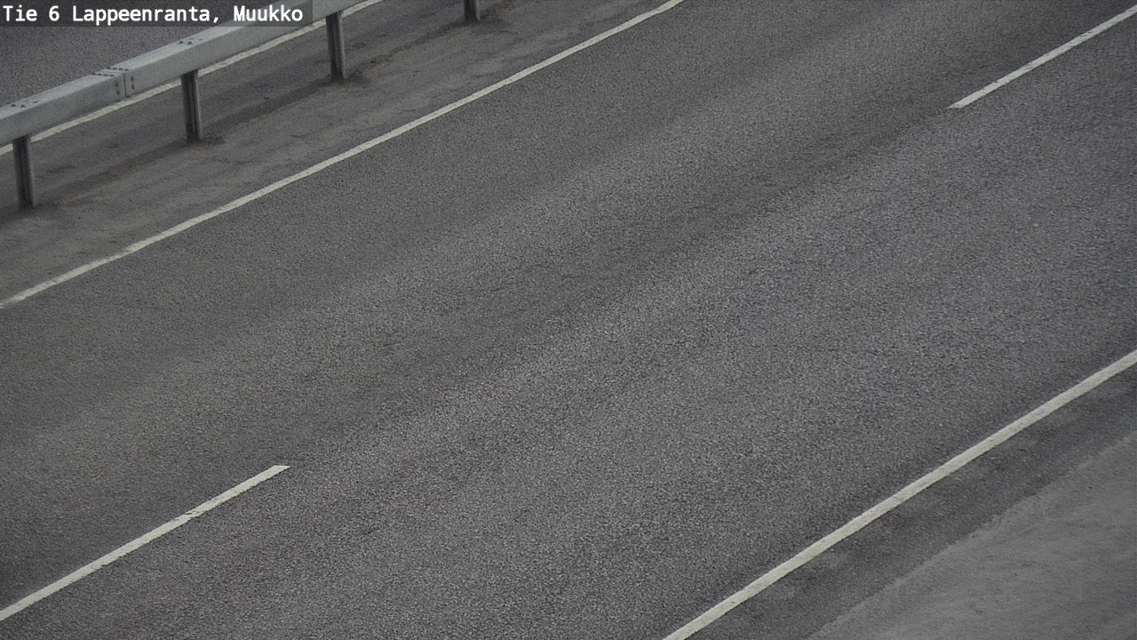 Weather Camera Image Väg 6 Villmanstrand, Muukko, Lappeenranta, Etelä-Karjala