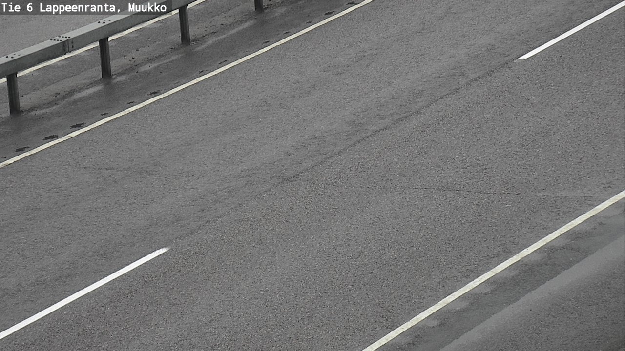 Weather Camera Image Väg 6 Villmanstrand, Muukko, Lappeenranta, Etelä-Karjala