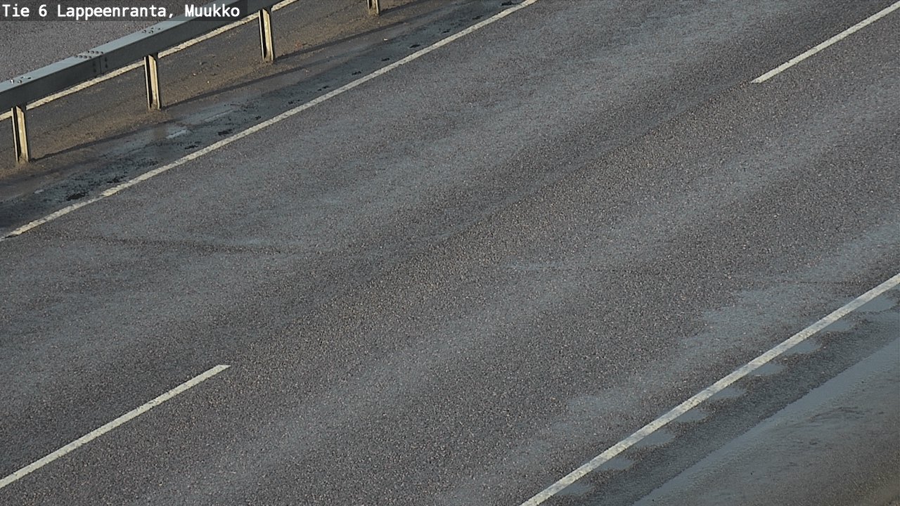 Weather Camera Image Väg 6 Villmanstrand, Muukko, Lappeenranta, Etelä-Karjala