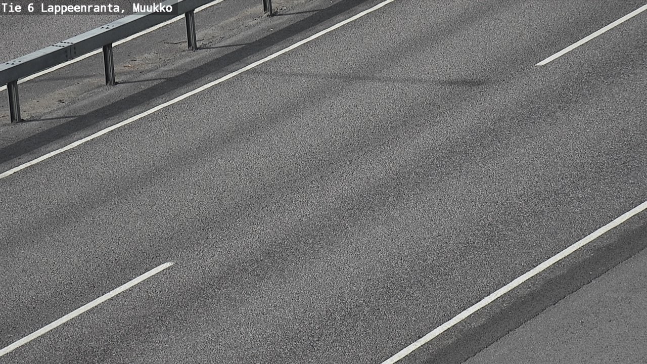 Weather Camera Image Road 6 Lappeenranta, Muukko, Lappeenranta, Etelä-Karjala