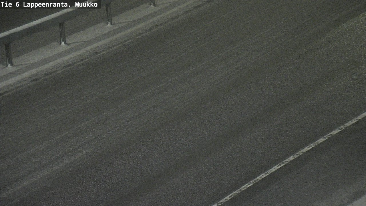 Weather Camera Image Väg 6 Villmanstrand, Muukko, Lappeenranta, Etelä-Karjala
