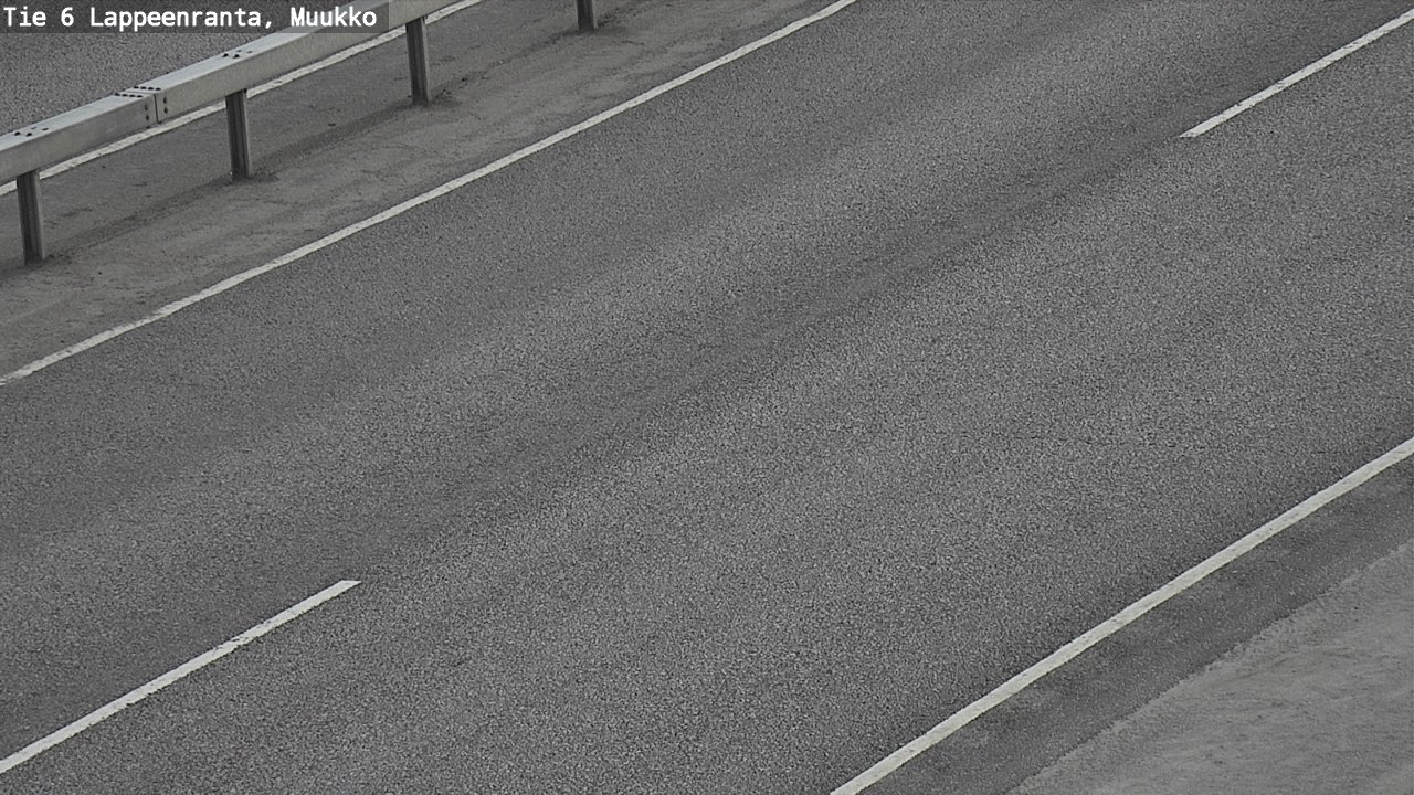 Weather Camera Image Väg 6 Villmanstrand, Muukko, Lappeenranta, Etelä-Karjala