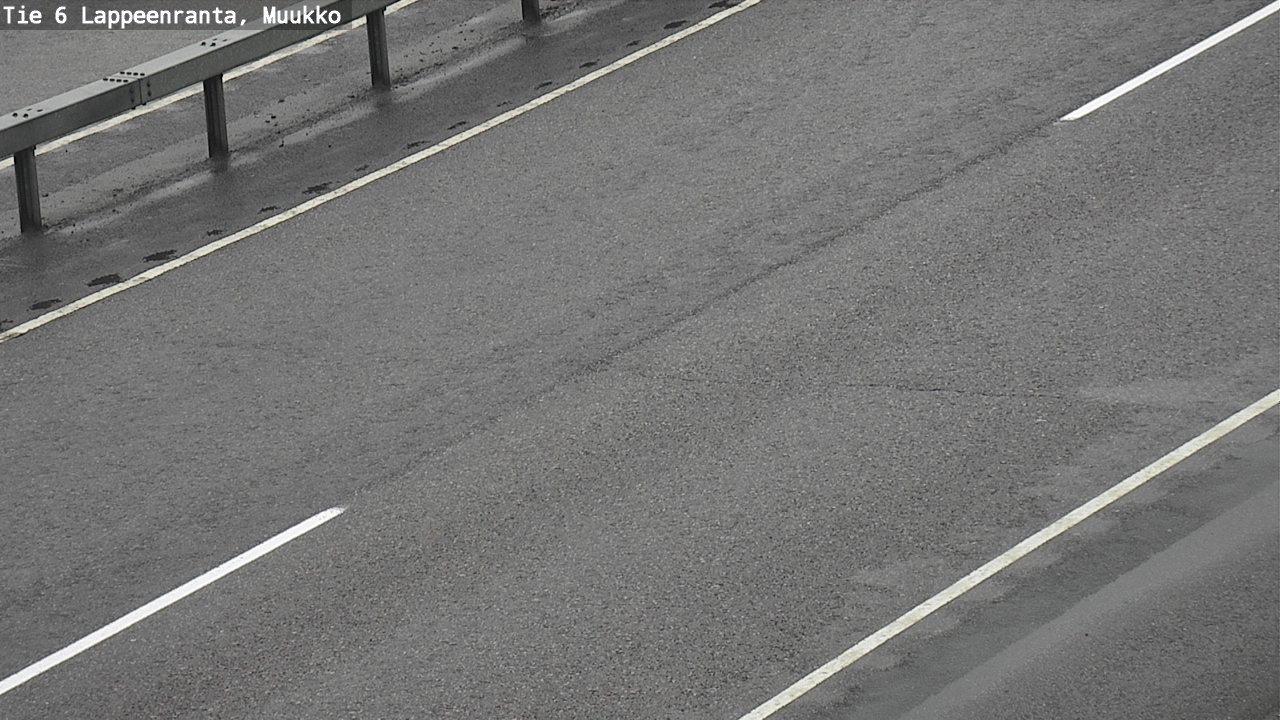 Weather Camera Image Väg 6 Villmanstrand, Muukko, Lappeenranta, Etelä-Karjala