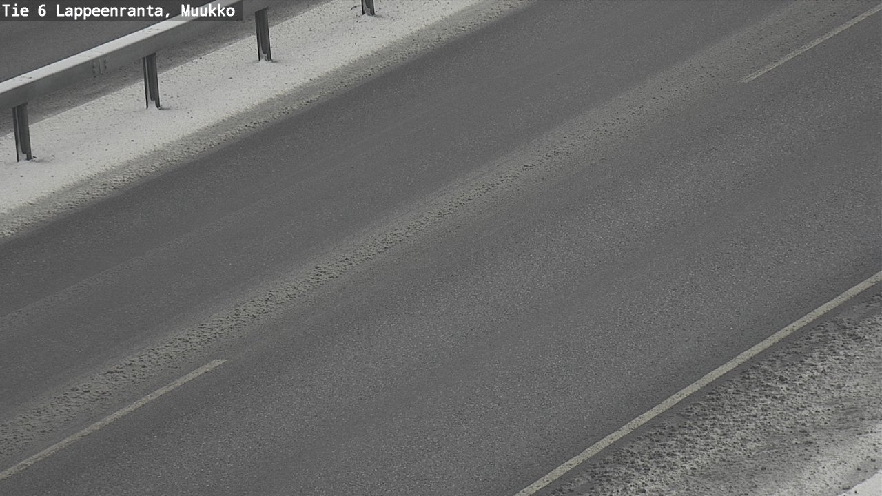 Weather Camera Image Road 6 Lappeenranta, Muukko, Lappeenranta, Etelä-Karjala