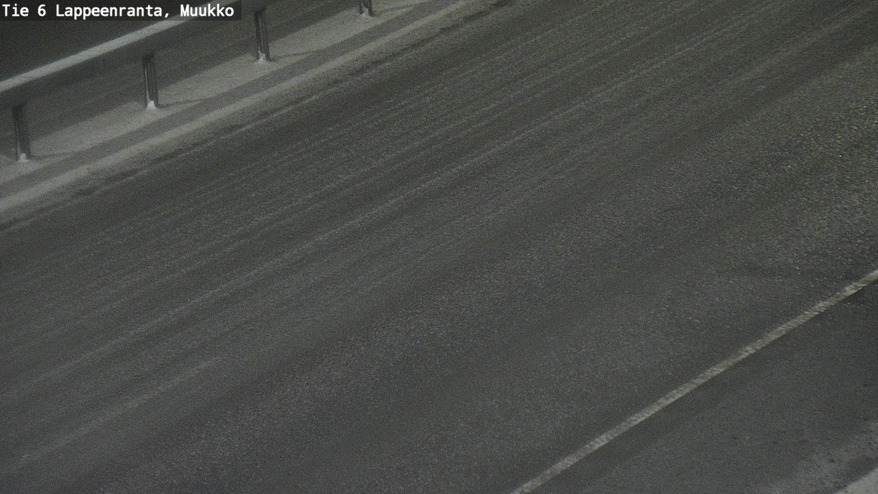 Weather Camera Image Road 6 Lappeenranta, Muukko, Lappeenranta, Etelä-Karjala