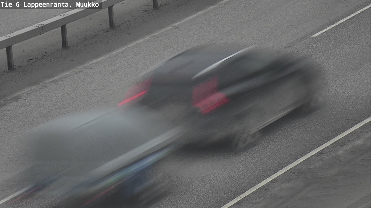 Weather Camera Image Road 6 Lappeenranta, Muukko, Lappeenranta, Etelä-Karjala