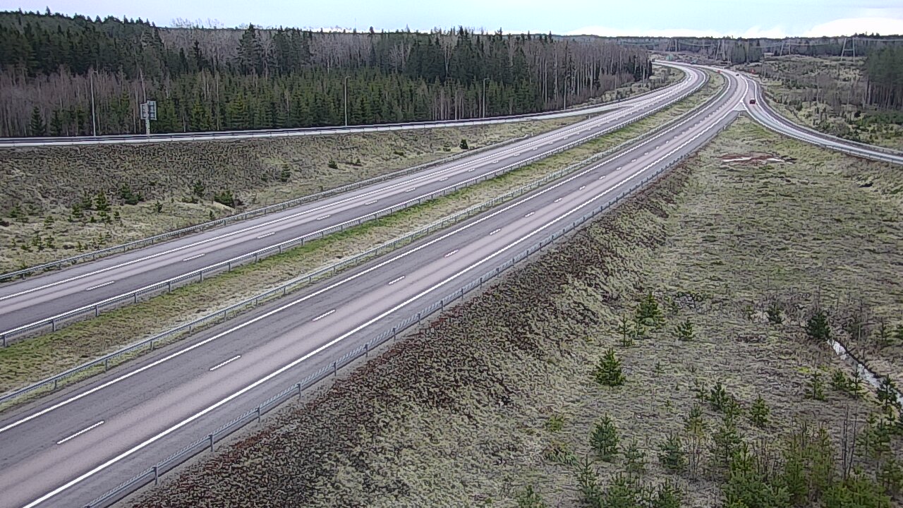 Weather Camera Image Väg 7 Fredrikshamn, Lelu, Hamina, Kymenlaakso