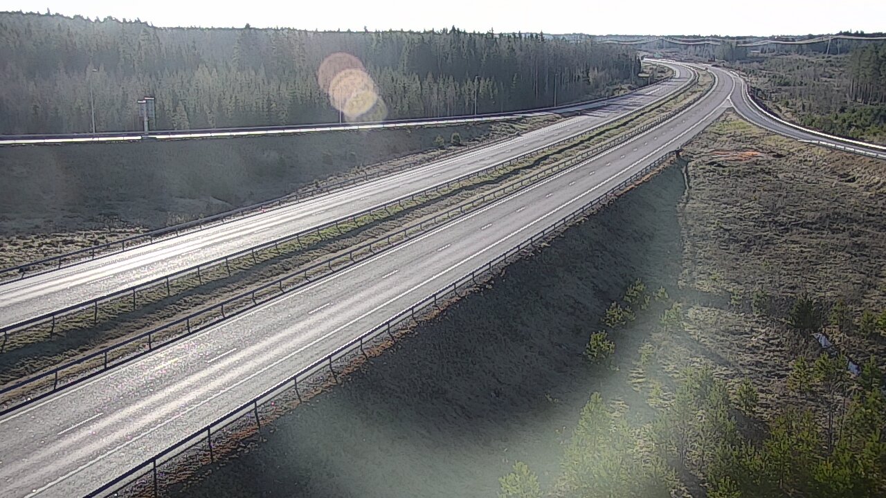 Weather Camera Image Väg 7 Fredrikshamn, Lelu, Hamina, Kymenlaakso