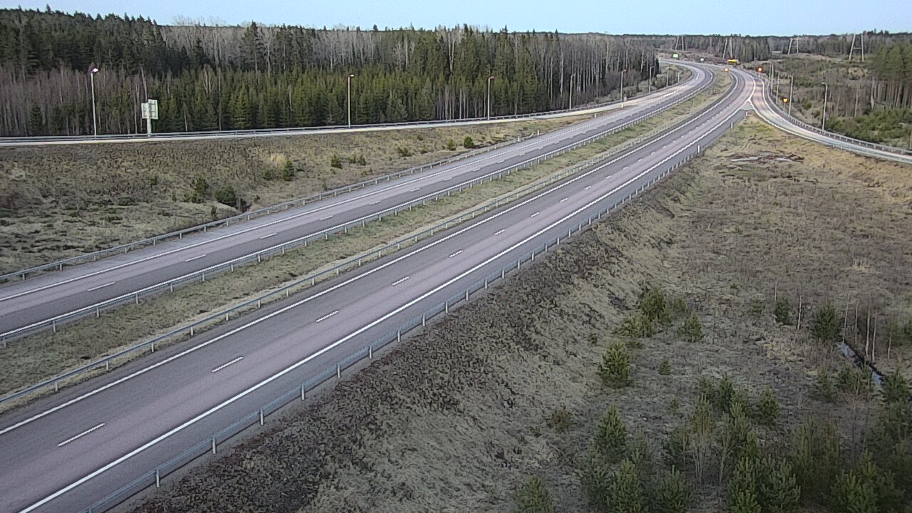 Weather Camera Image Väg 7 Fredrikshamn, Lelu, Hamina, Kymenlaakso