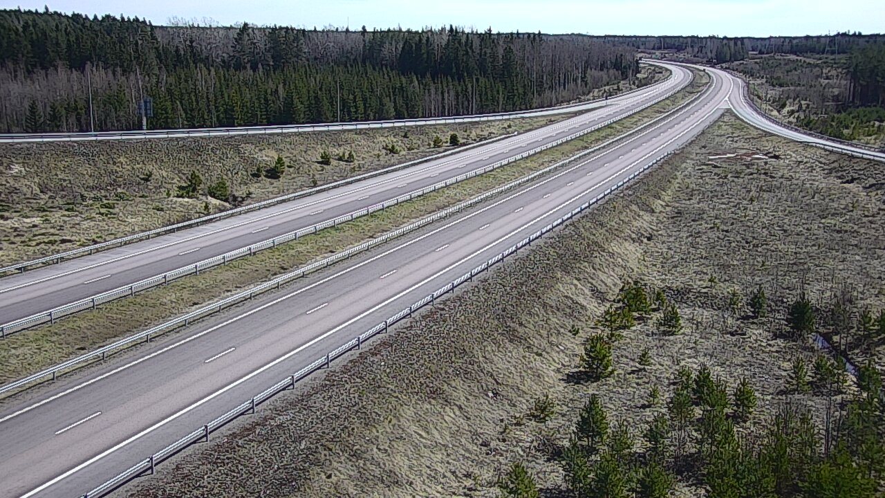 Weather Camera Image Väg 7 Fredrikshamn, Lelu, Hamina, Kymenlaakso