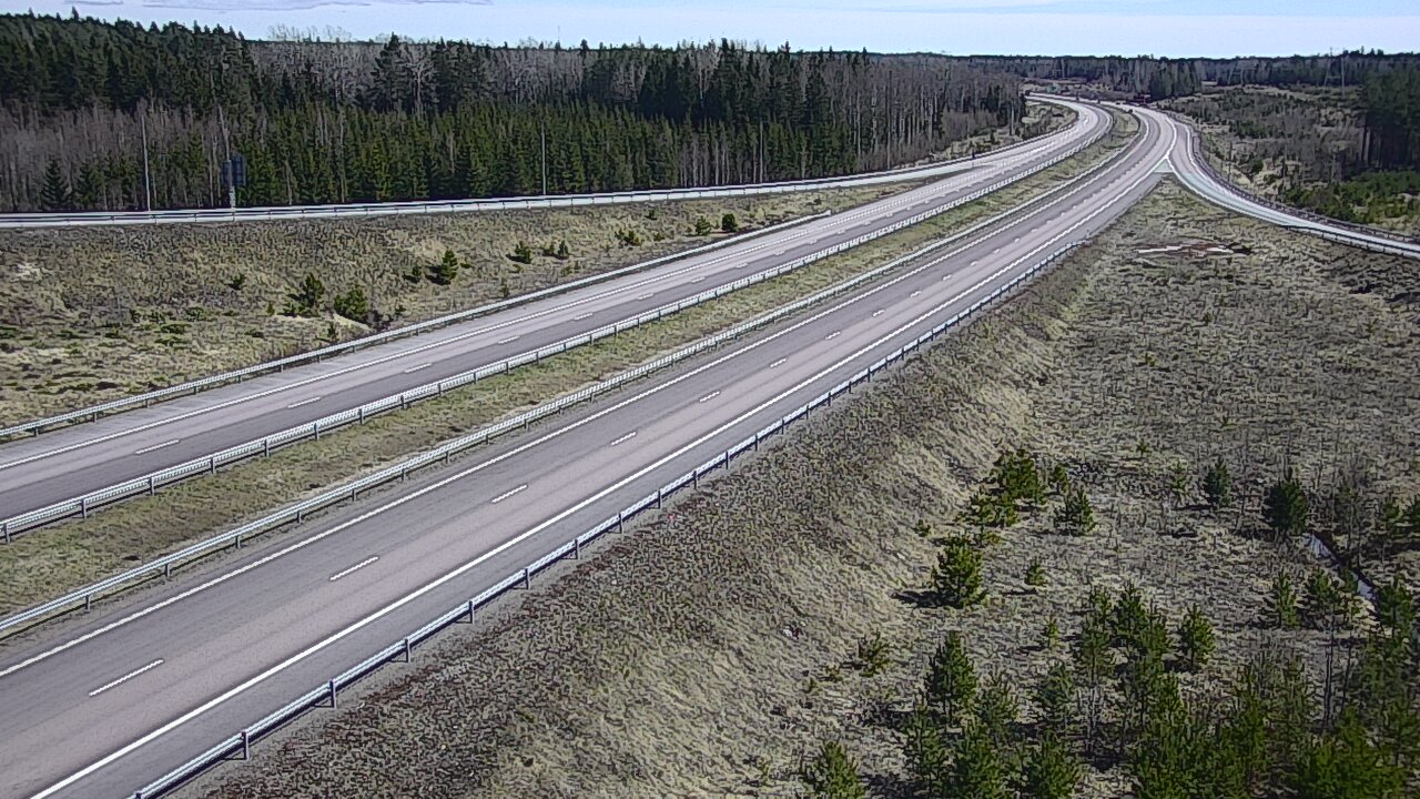 Weather Camera Image Väg 7 Fredrikshamn, Lelu, Hamina, Kymenlaakso
