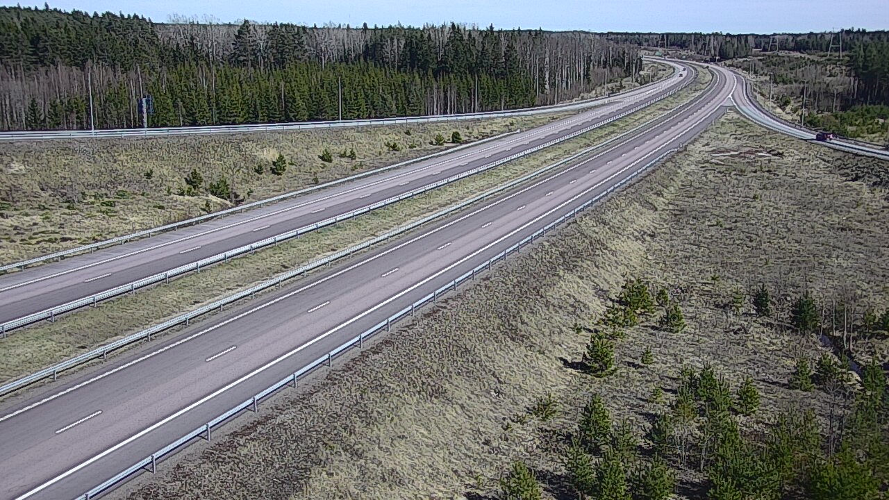 Weather Camera Image Väg 7 Fredrikshamn, Lelu, Hamina, Kymenlaakso