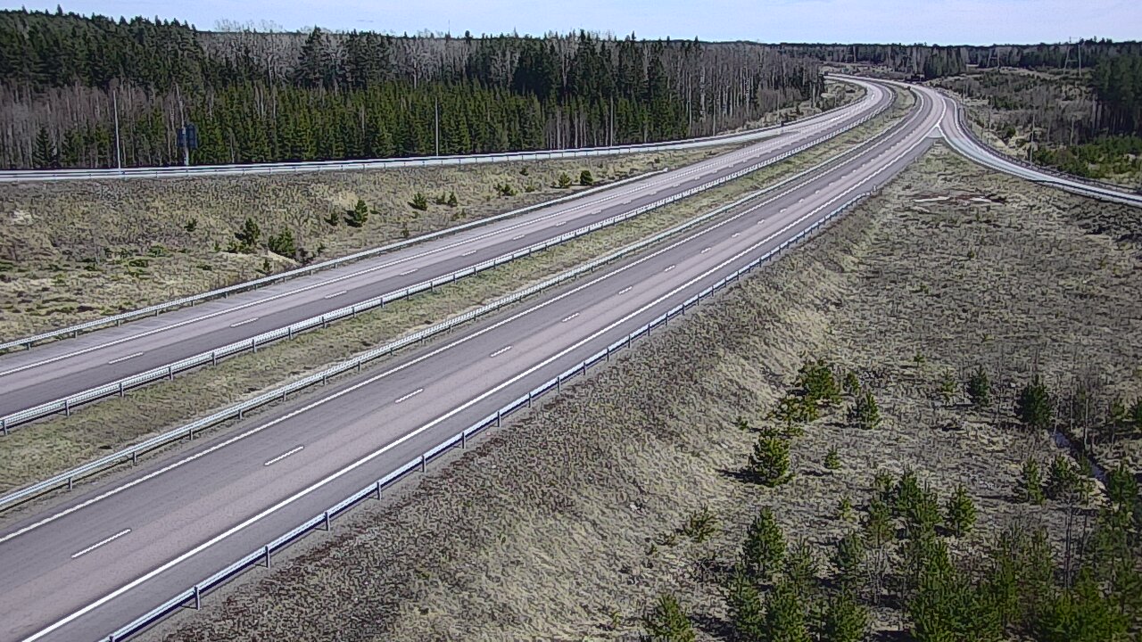 Weather Camera Image Väg 7 Fredrikshamn, Lelu, Hamina, Kymenlaakso