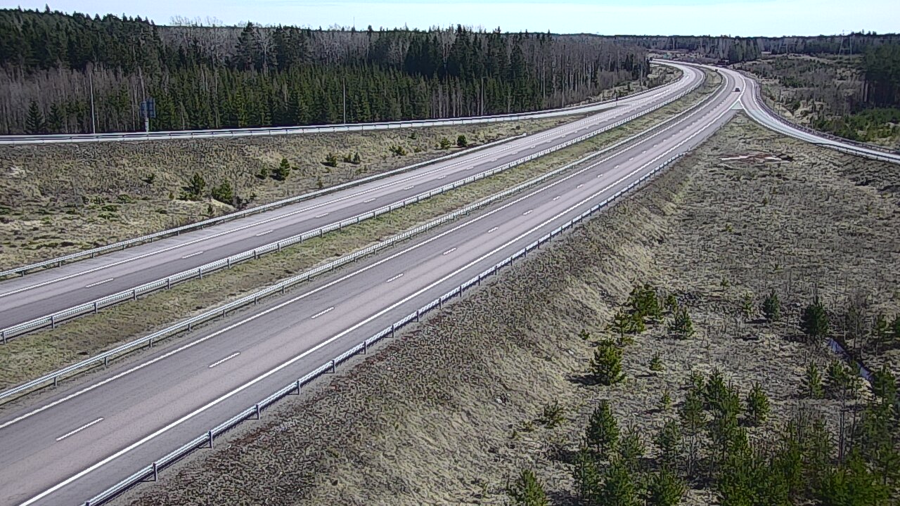 Weather Camera Image Väg 7 Fredrikshamn, Lelu, Hamina, Kymenlaakso