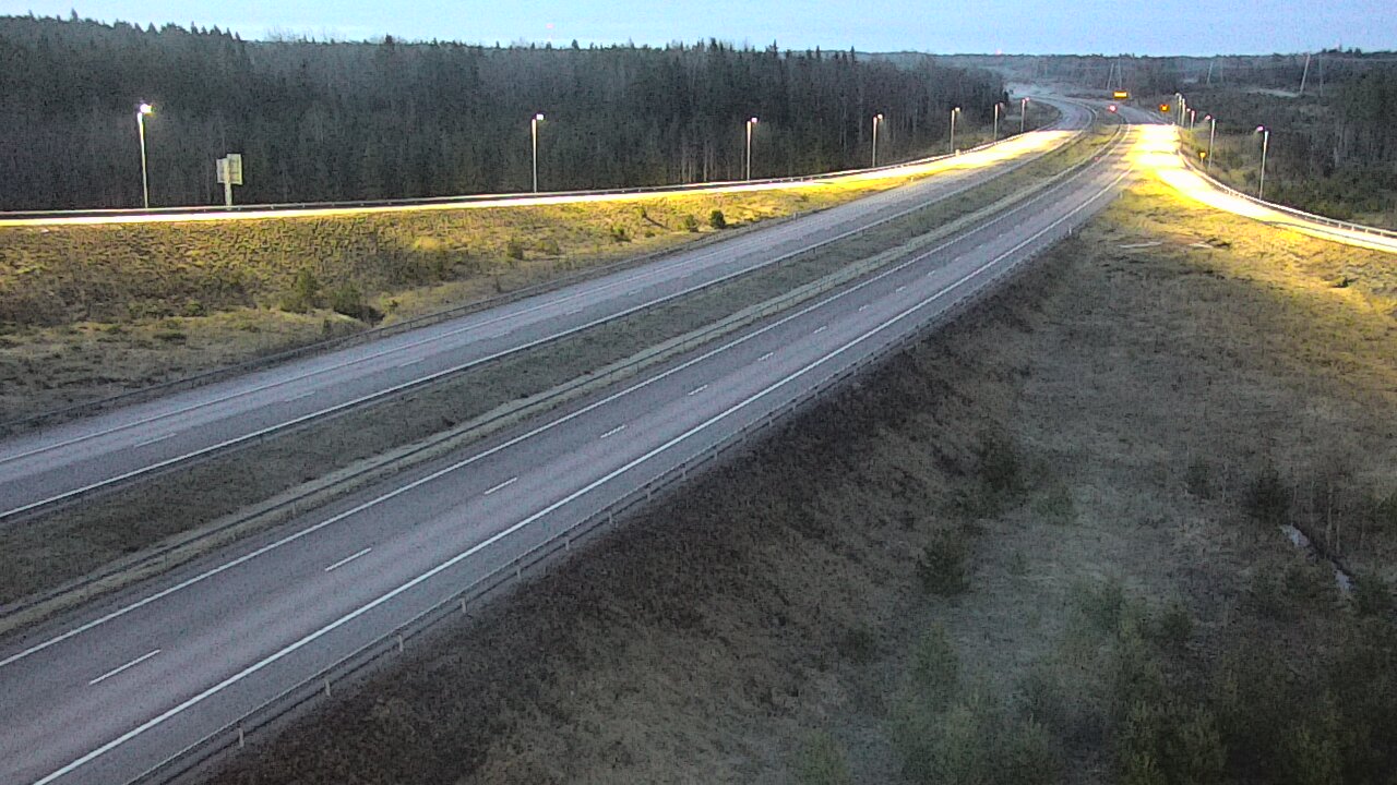 Weather Camera Image Väg 7 Fredrikshamn, Lelu, Hamina, Kymenlaakso