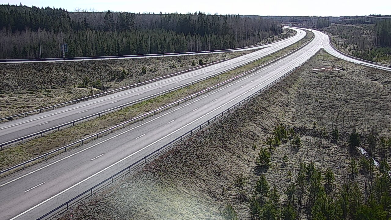 Weather Camera Image Väg 7 Fredrikshamn, Lelu, Hamina, Kymenlaakso