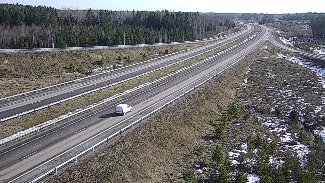 Weather Camera Image Väg 7 Fredrikshamn, Lelu, Hamina, Kymenlaakso
