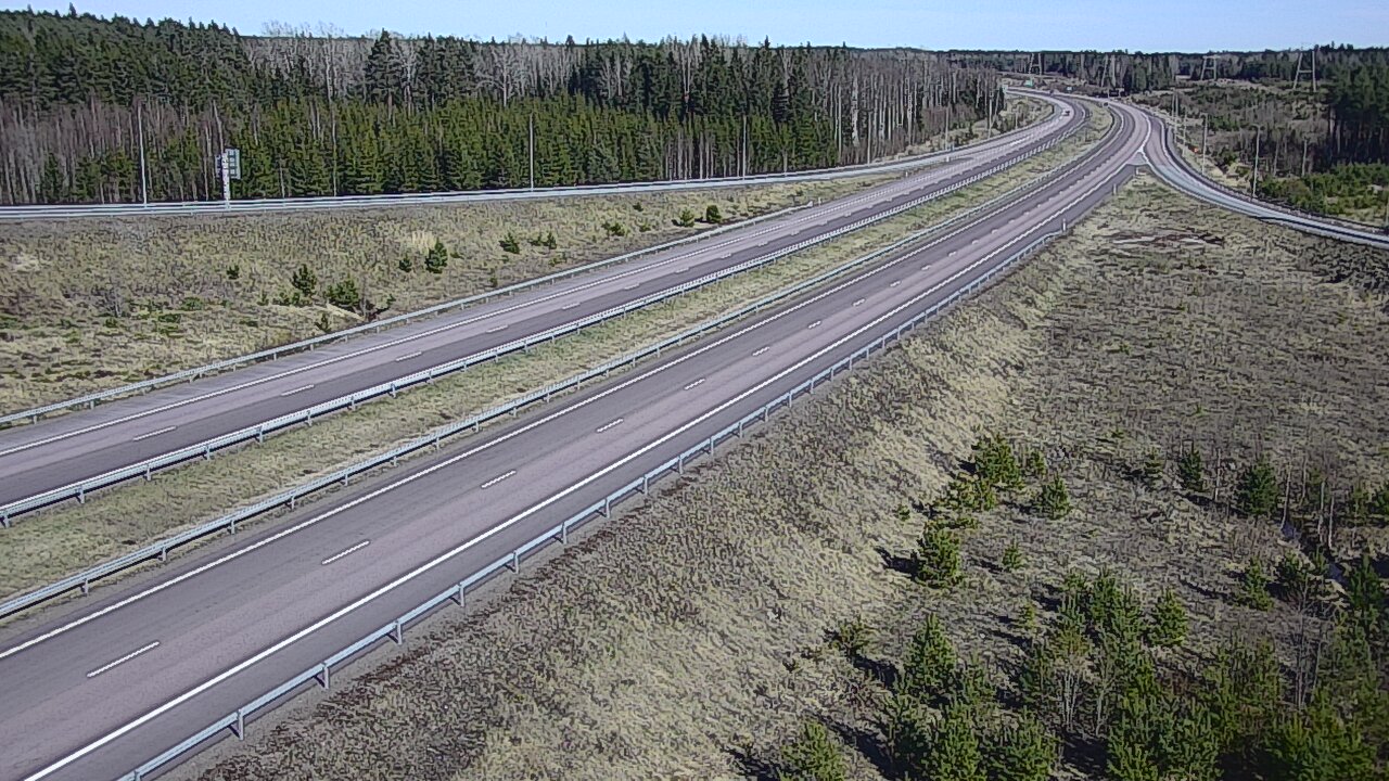 Weather Camera Image Väg 7 Fredrikshamn, Lelu, Hamina, Kymenlaakso