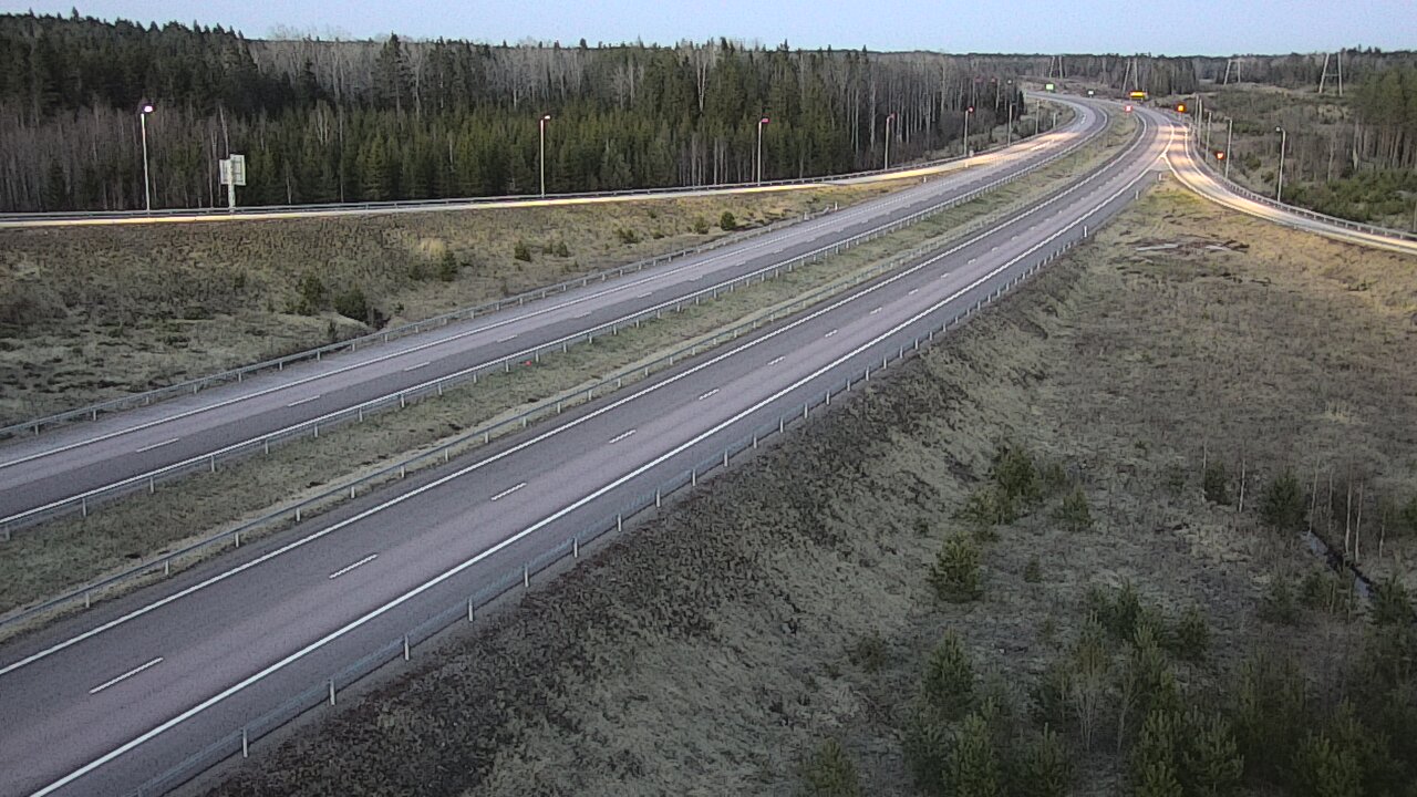 Weather Camera Image Väg 7 Fredrikshamn, Lelu, Hamina, Kymenlaakso