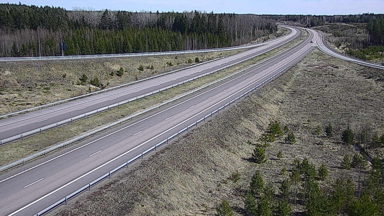 Weather Camera Image Väg 7 Fredrikshamn, Lelu, Hamina, Kymenlaakso