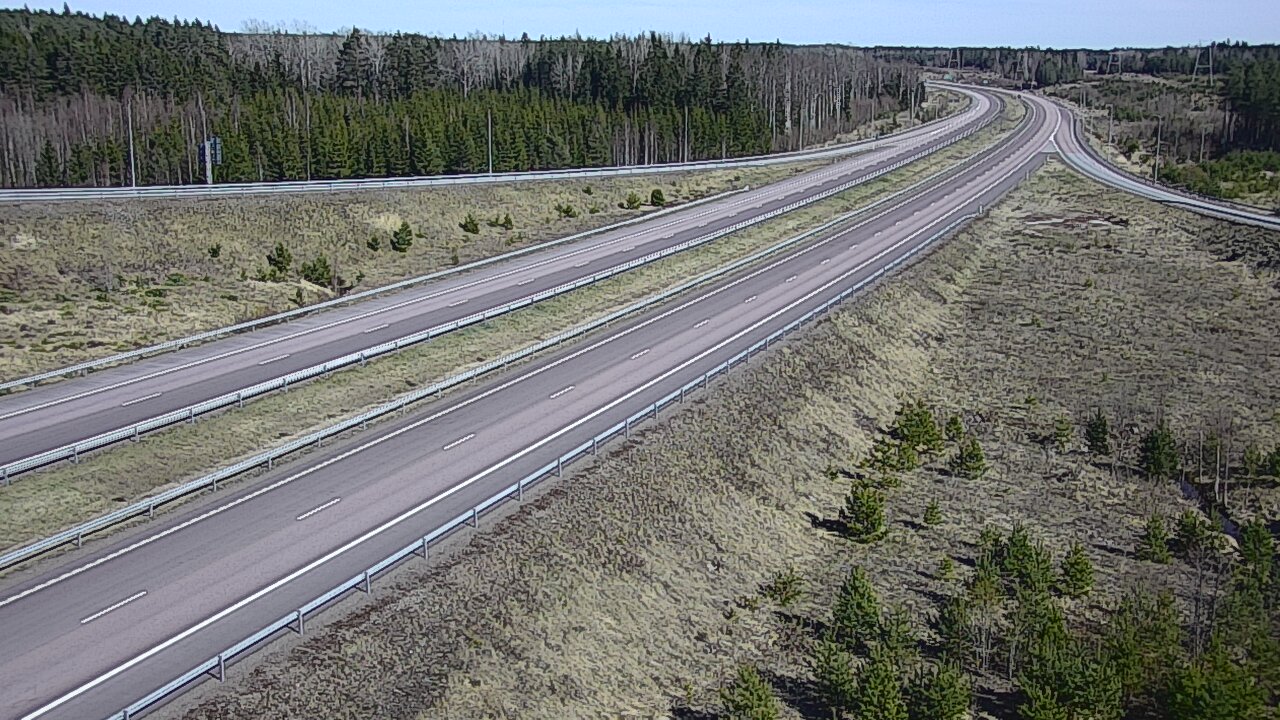 Weather Camera Image Väg 7 Fredrikshamn, Lelu, Hamina, Kymenlaakso