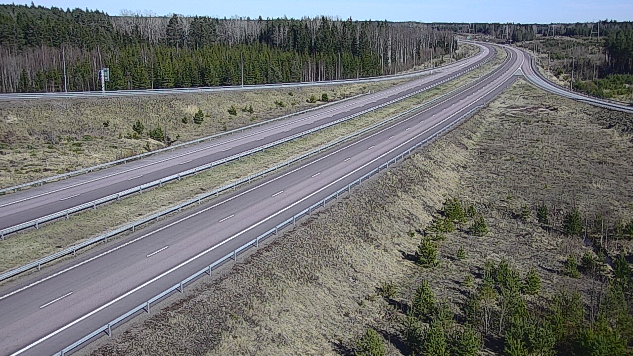 Weather Camera Image Väg 7 Fredrikshamn, Lelu, Hamina, Kymenlaakso