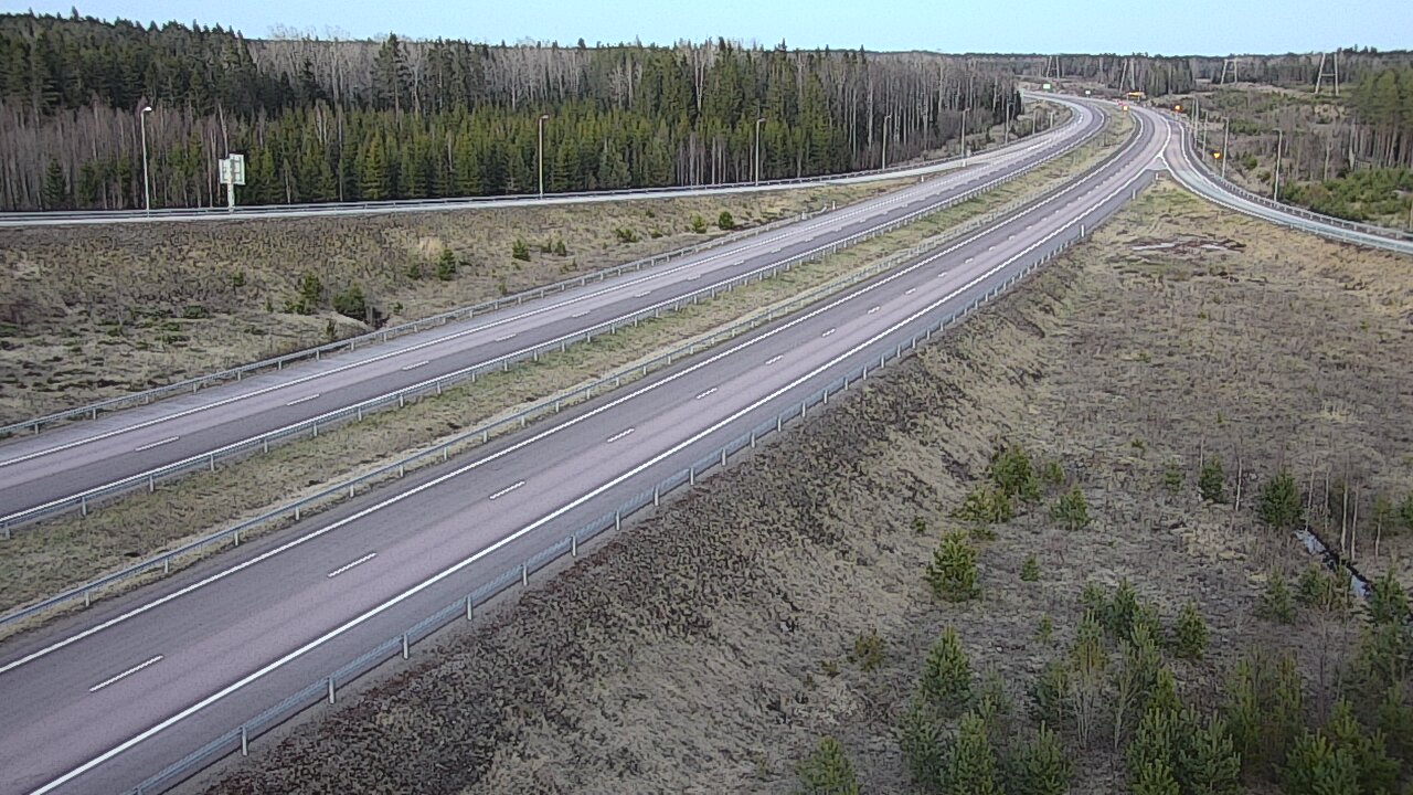 Weather Camera Image Väg 7 Fredrikshamn, Lelu, Hamina, Kymenlaakso