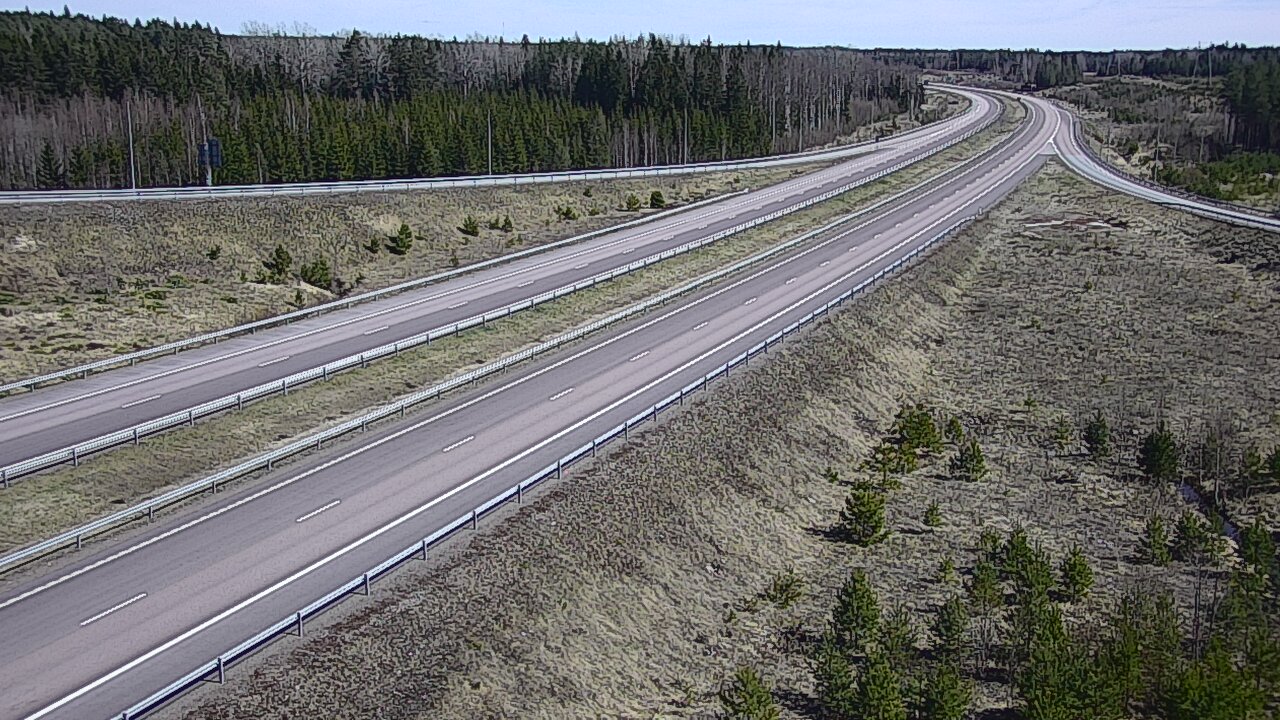 Weather Camera Image Väg 7 Fredrikshamn, Lelu, Hamina, Kymenlaakso
