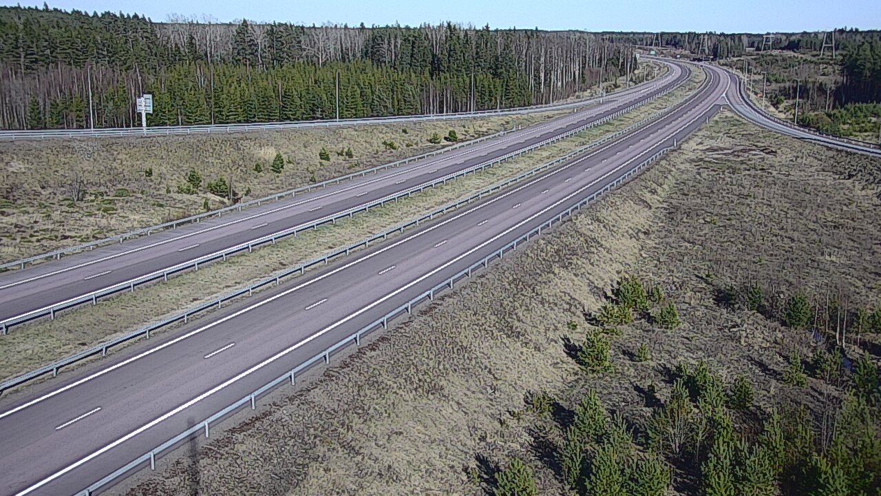 Weather Camera Image Väg 7 Fredrikshamn, Lelu, Hamina, Kymenlaakso